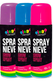 SPRAY DE NIEVE Y SERPENTINA DE 50 gr