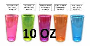 VASOS ACRILICOS ARUBA X 10 und