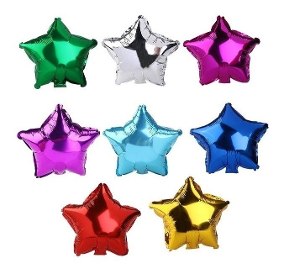 GLOBOS ESTRELLAS METALICAS 