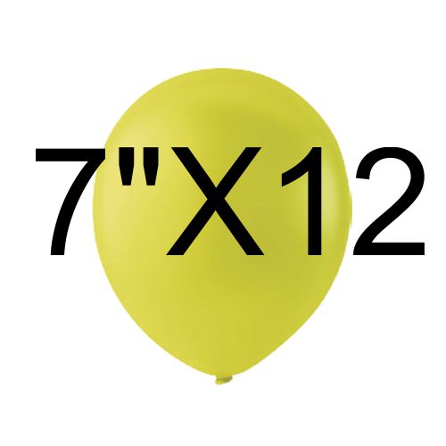 GLOBOS LÁTEX PASTEL #7  X 12 und 