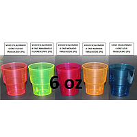 VASOS ACRILICOS ESCALONADOS 6 oz X 25 und