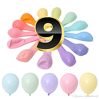 BOLSA DE GLOBOS PASTEL #9 X100 Und