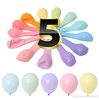 BOLSA DE GLOBOS PASTEL #5 X100 Und